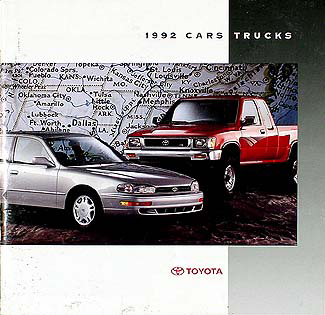 1992 Toyota Original Sales Catalog 