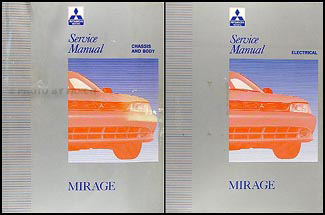1993-1994 Mitsubishi Mirage Repair Manual Set Original