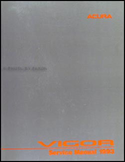 1993 Acura Vigor Repair Manual Original