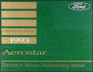 1993 Ford Aerostar Electrical and Vacuum Troubleshooting Manual