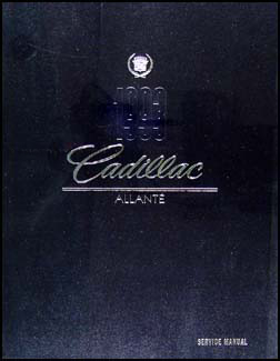 1993 Cadillac Allante Shop Manual Original