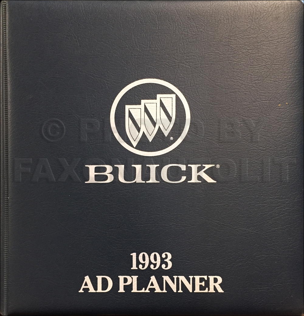 1993 Buick Dealer Advertising Planner Original