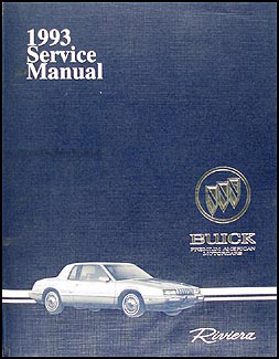1993 Buick Riviera Shop Manual Original