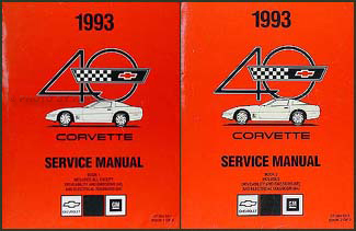 1993 Corvette Shop Manual Original