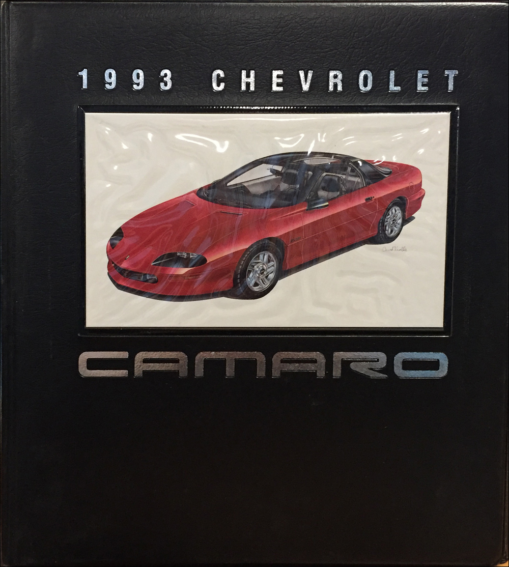 1993 Chevrolet Camaro Technical Press Kit Original