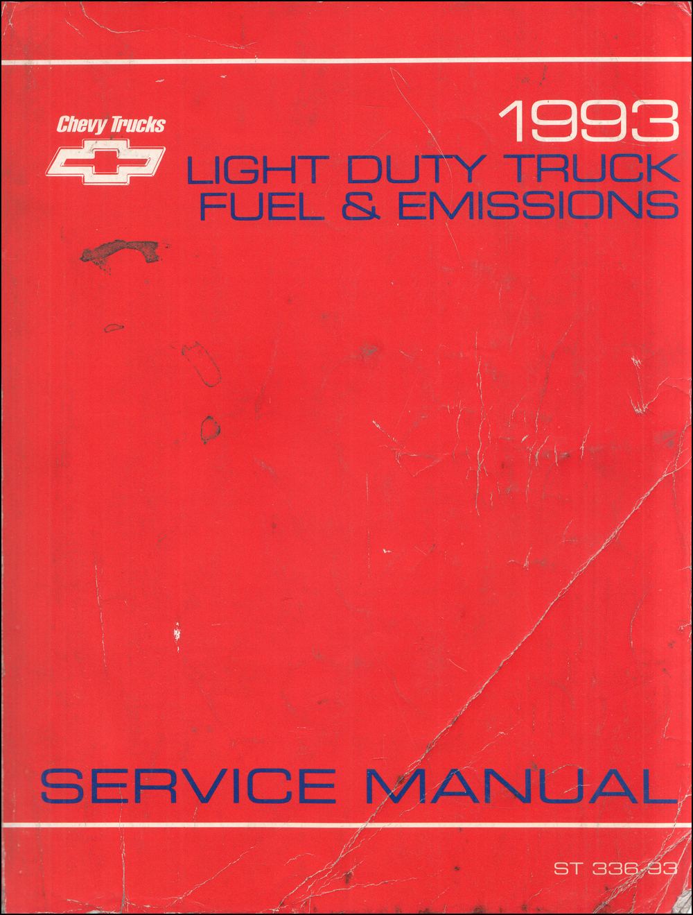 1993 Fuel & Emission Manual CK Pickup Blazer Suburban Astro S/T G P