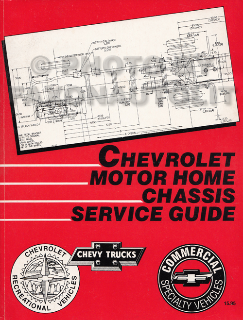 1992 Chevrolet P Motorhome & Forward Control Shop Manual Original 