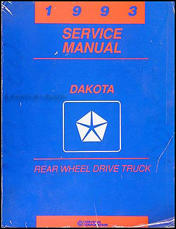 1993 Dodge Dakota Repair Manual Original 