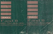 1993 Ford F & B 600 through 900 Medium/Heavy Truck Repair Shop Manual Set