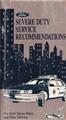 1993 Ford Taurus Police and Fleet Owner's Manual Original Supplement