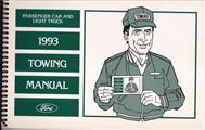 1993 Ford Car and Truck Towing Manual Original