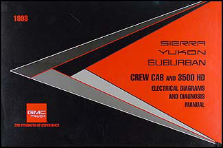 1993 GMC CK Yukon Suburban Sierra Pickup Wiring Diagram 1500 2500 3500