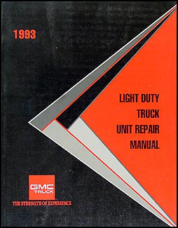 1993 GMC 1/2, 3/4, & 1 ton Truck Overhaul Manual Original
