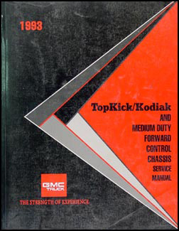 1993 Topkick/Kodiak, & P6 Repair Manual Original 