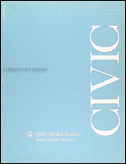 1993-1995 Honda Civic Body Repair Manual Original 