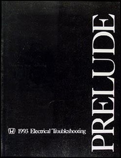 1993 Honda Prelude Electrical Troubleshooting Manual 