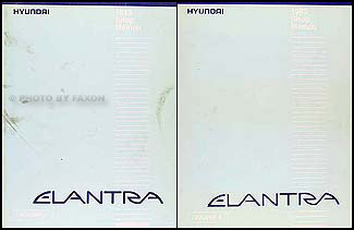 1993 Hyundai Elantra Shop Manual Original 2 Vol. Set 