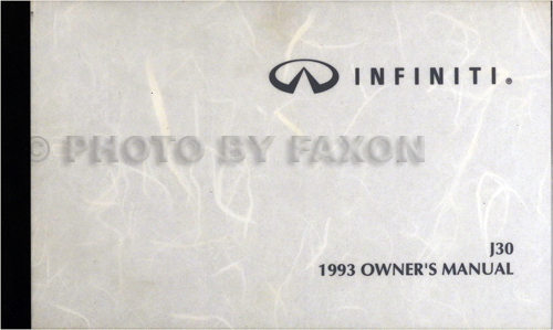 1990-1992 Infiniti M30 Body Repair Manual Original 