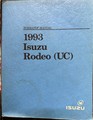1993 Isuzu Rodeo & Honda Passport Repair Manual Original