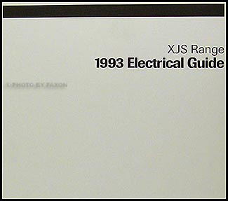 1993 Jaguar XJ-S Electrical Guide Wiring Diagram Original