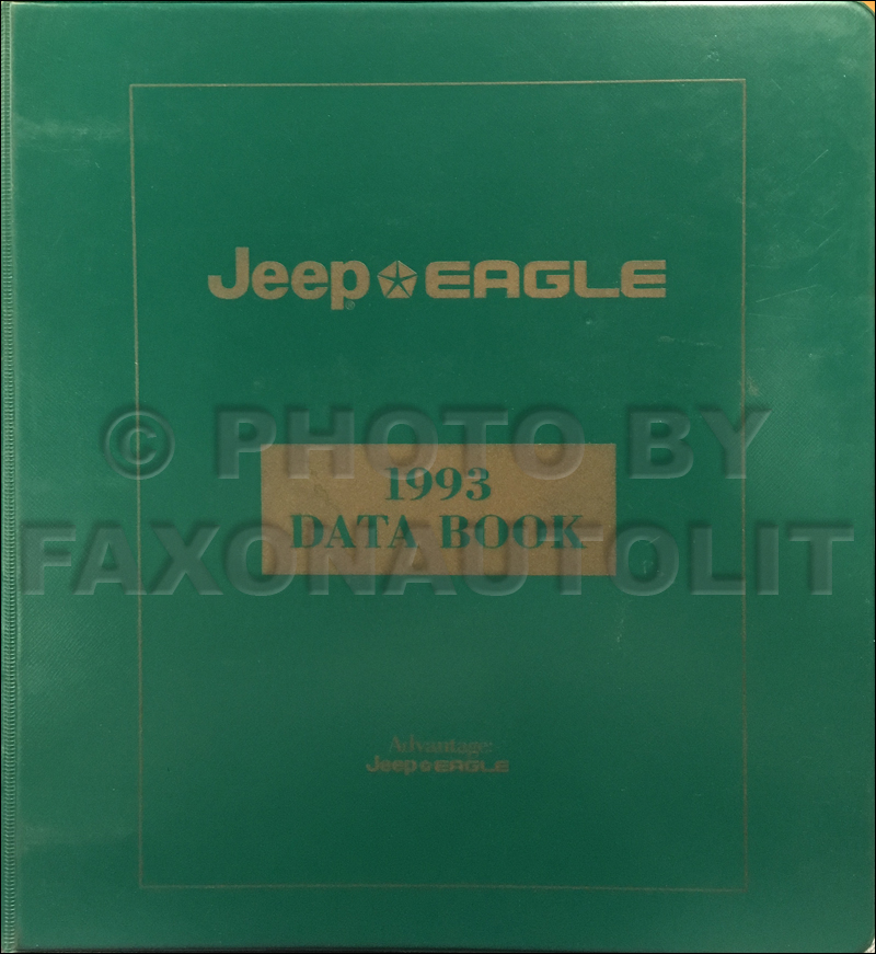 1993 Eagle and Jeep Comanche Color & Upholstery Album and Data Book Original