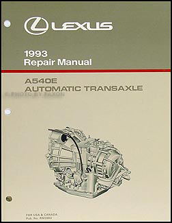 1993 Lexus ES 300 Automatic Transaxle Overhaul Manual Original