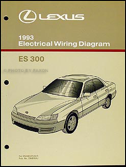 1993 Lexus ES 300 Wiring Diagram Manual Original