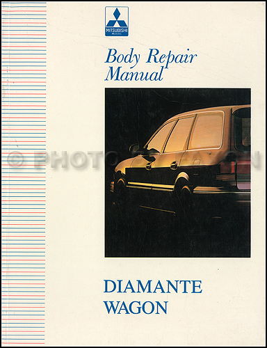 1993-1995 Mitsubishi Diamante Wagon Body Repair Manual Original
