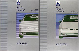 1992-1993 Mitsubishi Eclipse Repair Manual Set Original