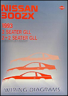 1993 Nissan 300ZX Wiring Diagram Manual Original