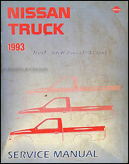 1993 Nissan Pickup Repair Manual Original