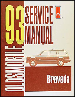 1993 Oldsmobile Bravada Repair Manual Original 