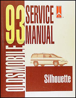 1993 Oldsmobile Silhouette Van Repair Manual Original 