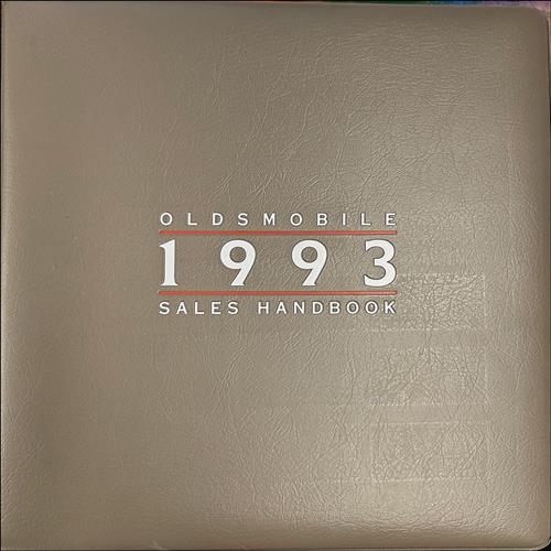 1993 Oldsmobile Color & Upholstery Dealer Album/Data Book Original