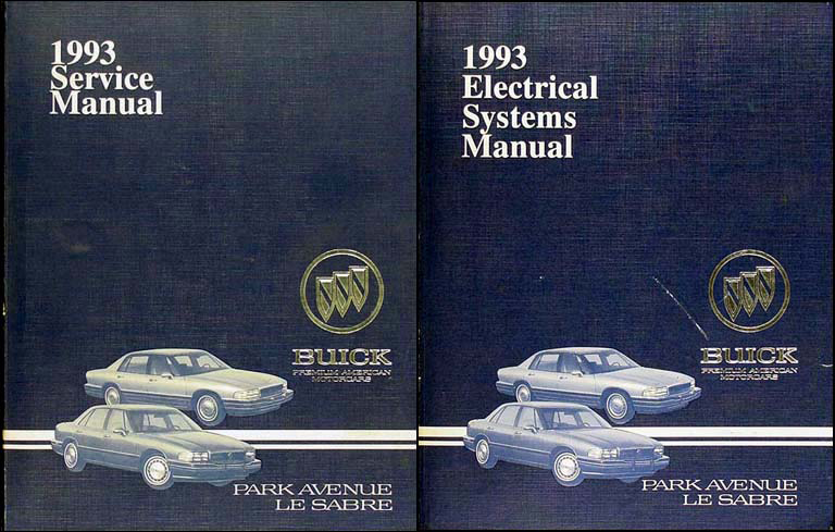 1993 Buick Park Avenue, Ultra and Le Sabre Repair Shop Manual Original Set
