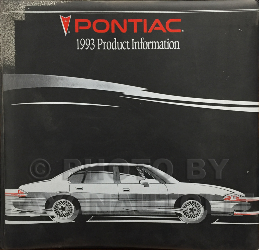 1993 Pontiac Color & Upholstery, Data Book & Bulletins Dealer Album Original