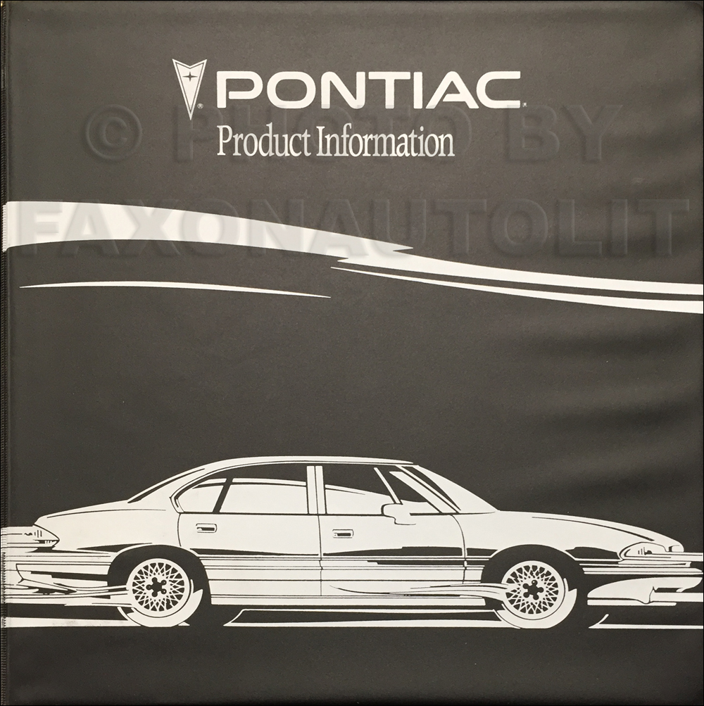 1993 Pontiac Color and Upholstery Dealer Album/Data Book Original CANADIAN