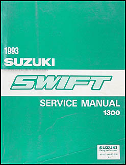 1993 Suzuki Swift 1300 Repair Manual Original