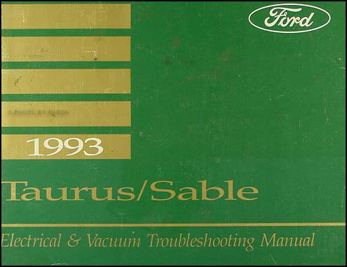 1993 Ford Taurus and Mercury Sable Electrical Troubleshooting Manual