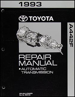 1993 Toyota Land Cruiser Automatic Transmission Overhaul Manual Orig.