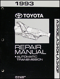 1993 Toyota 4Runner and Truck Automatic Transmission Overhaul Manual