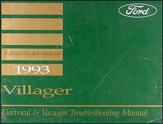 1993 Mercury Villager Electrical and Vacuum Troubleshooting Manual