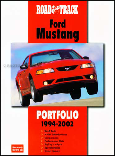 1994-2002 Ford Mustang Road & Track Book of 41 Magazine Articles