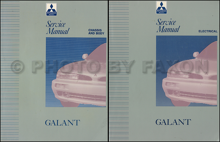 1994-1995 Mitsubishi Galant Repair Manual Set Original