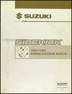 1994-1995 Suzuki Sidekick 1600/Sport 1800 X-90 Wiring Diagram Manual
