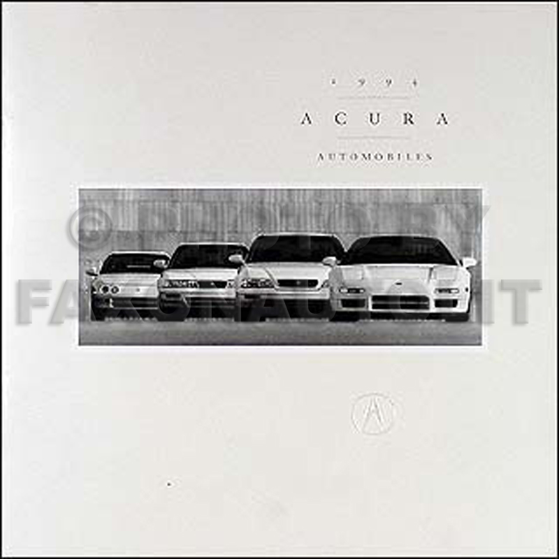 1994 Acura Original Sales Catalog 94 NSX/Legend/Vigor/Integra
