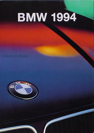 1994 BMW Sales Brochure Original--All Models