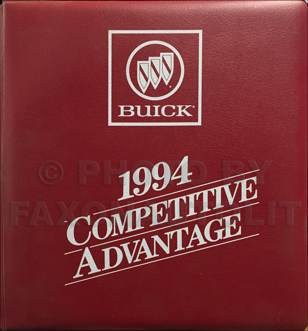 1994 Buick Competitive Comparison Dealer Album Original