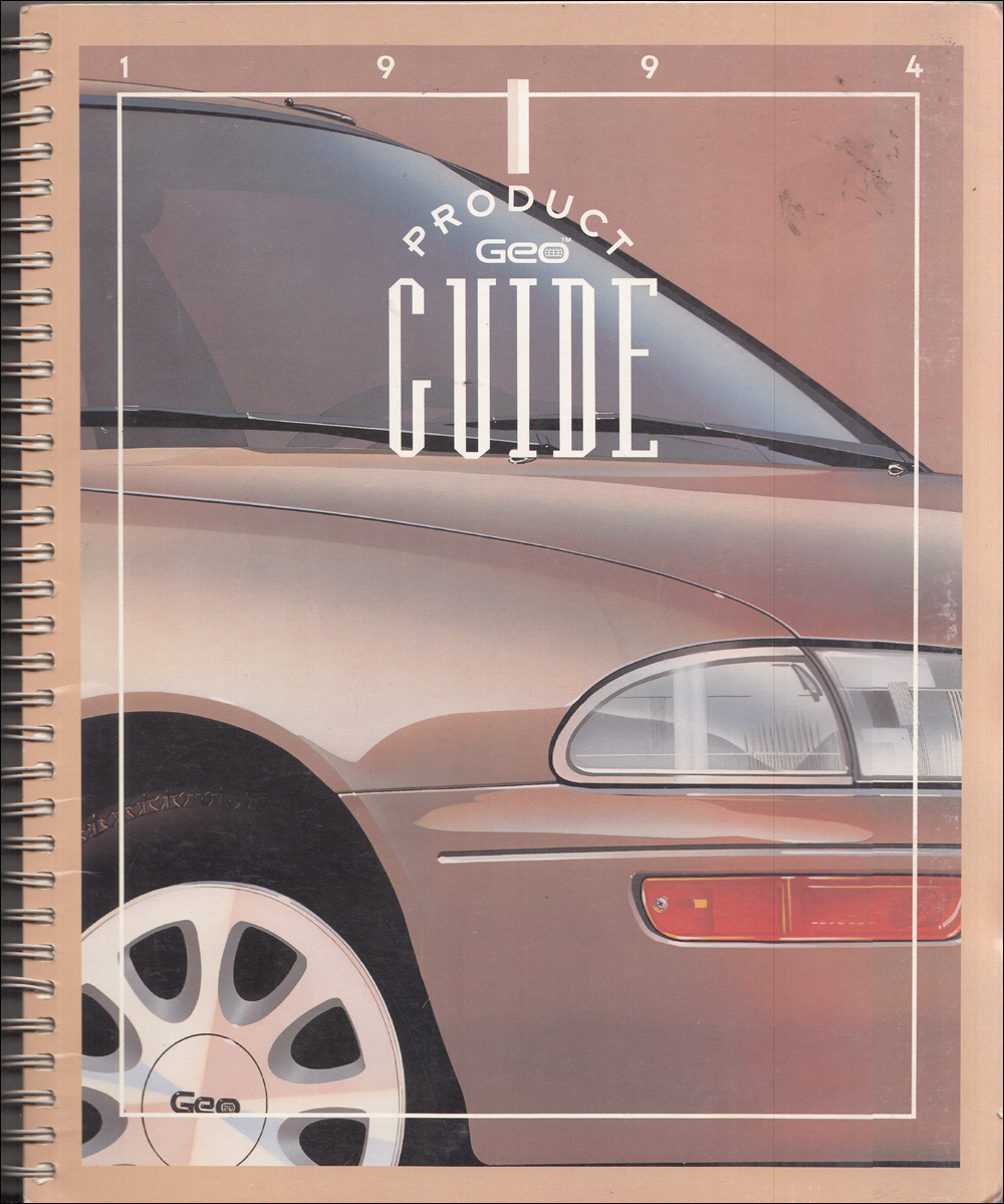 1994 Geo Color & Upholstery Dealer Album/Data Book Original