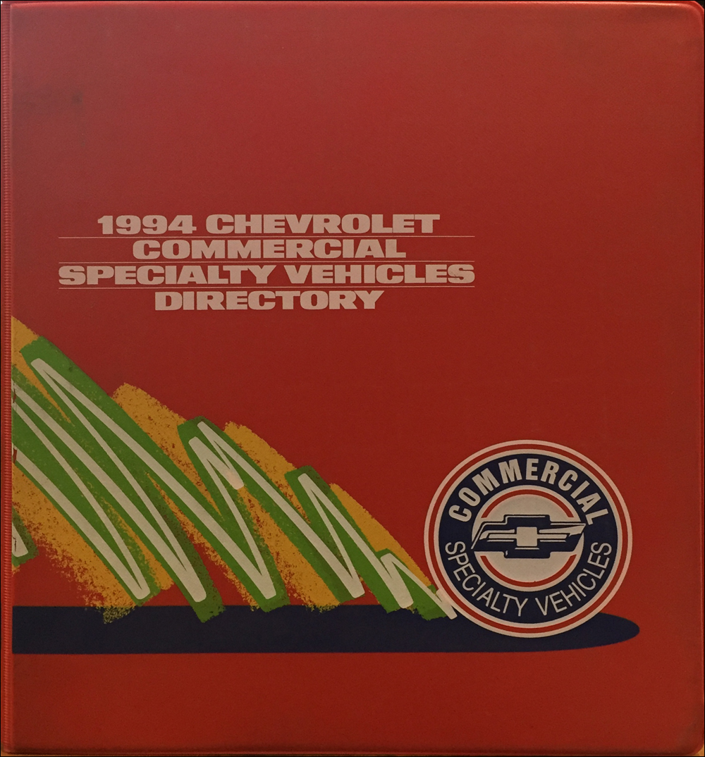 1994 Chevrolet Commercial Specialty Vehicles Dealer Album